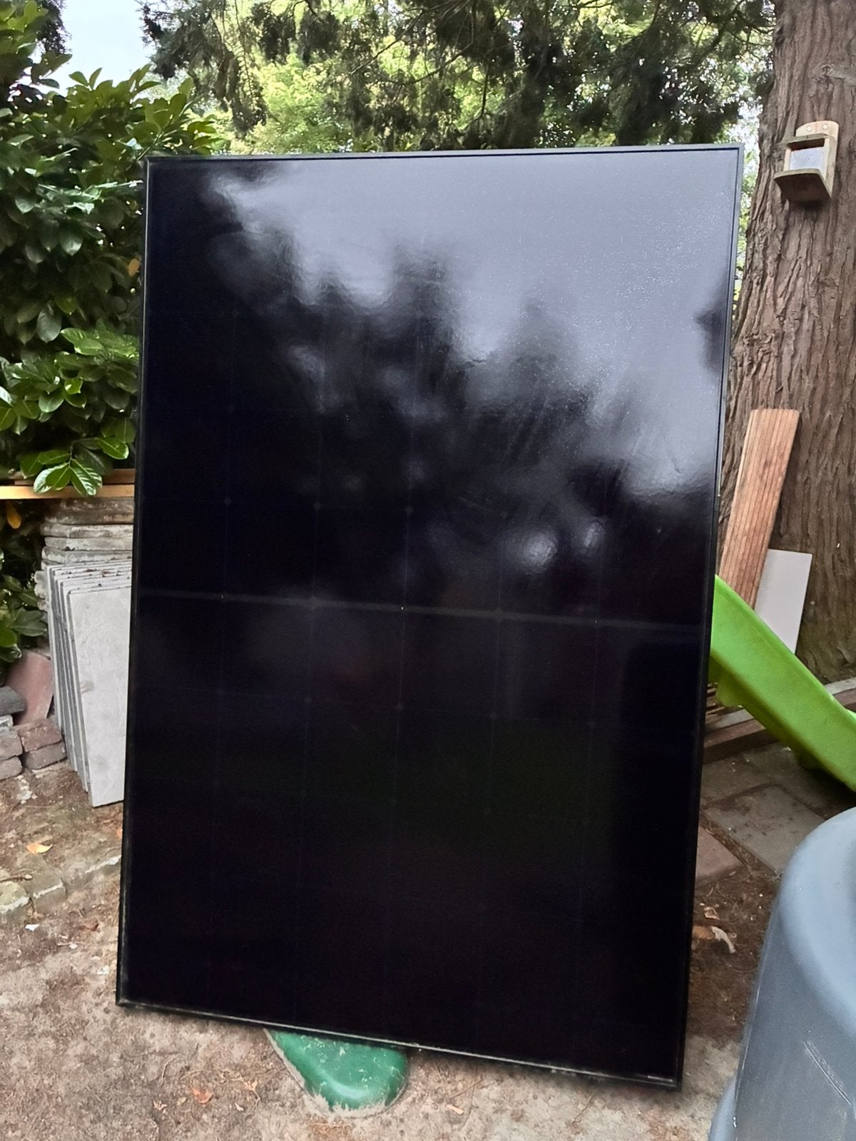 Zonnepanelen LONGi Solar 430wp all black compleet, Caravans en Kamperen, Ophalen, Zo goed als nieuw