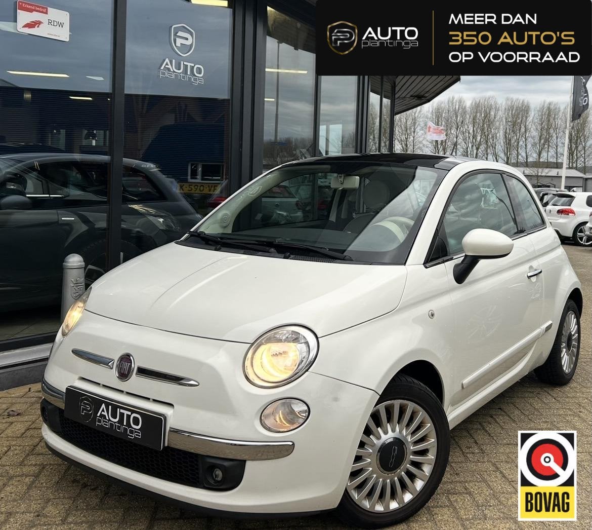 Fiat 500 0.9 TwinAir Lounge 86PK | Airco | Panoramadak | 202, Voorwielaandrijving, Euro 5, Gebruikt, 31 €/maand