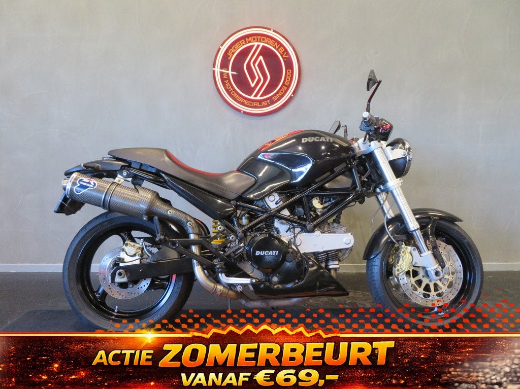 Ducati MONSTER 620I DARK TERMIGNONI! (bj 2002), Bedrijf, 620 cc, Naked bike