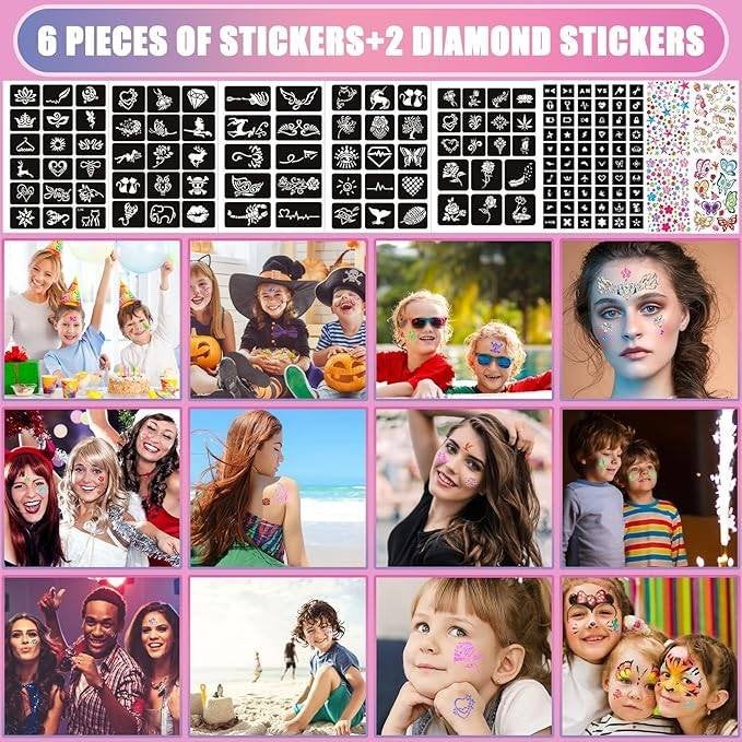 2 nieuwe doosjes glittertattoo, Ophalen, Nieuw, Schmink, Overige