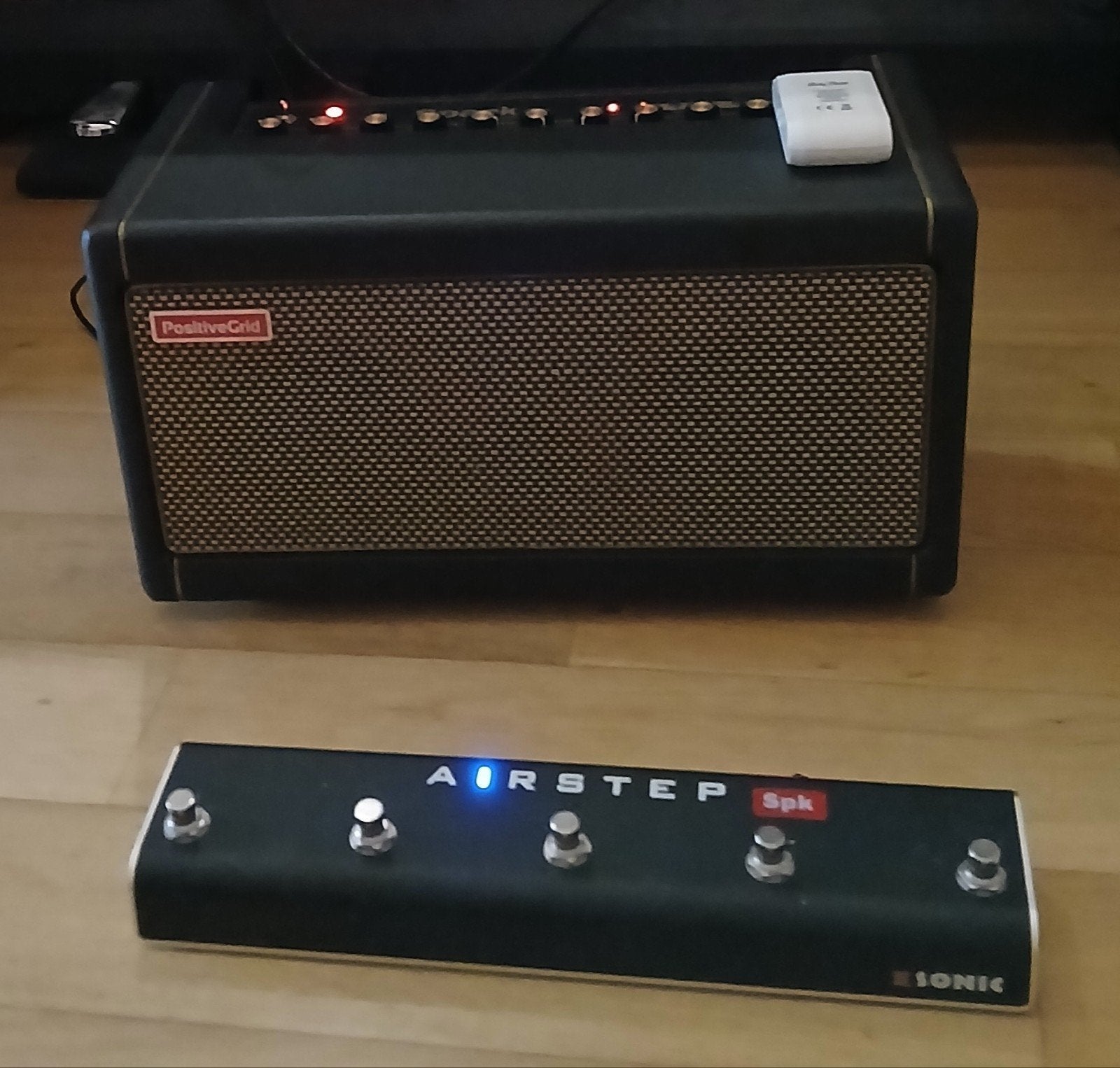 Positive Grid Spark 40 gitaarversterker met  Airstep Spk, Muziek en Instrumenten, Versterkers | Bas en Gitaar, Ophalen, Zo goed als nieuw