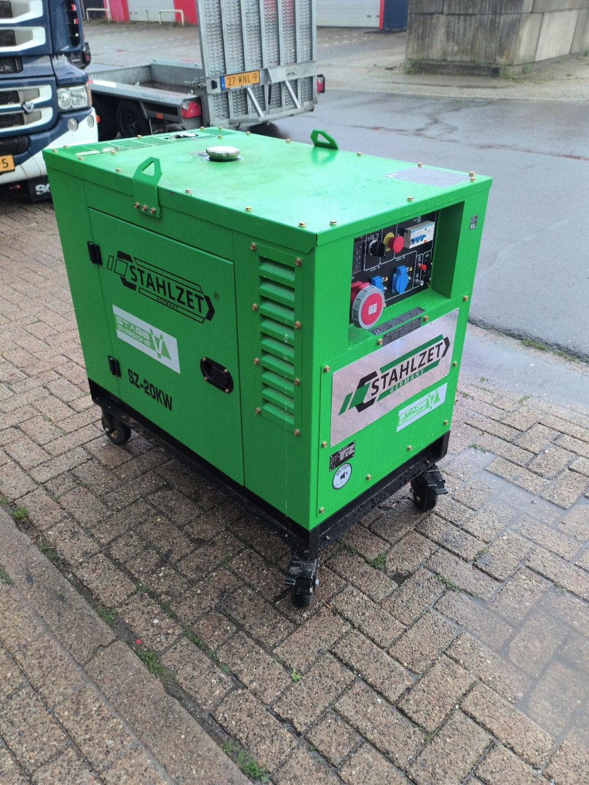 diesel generator 20 KW Stahlzet, Ophalen of Verzenden, Gebruikt, Dieselolie
