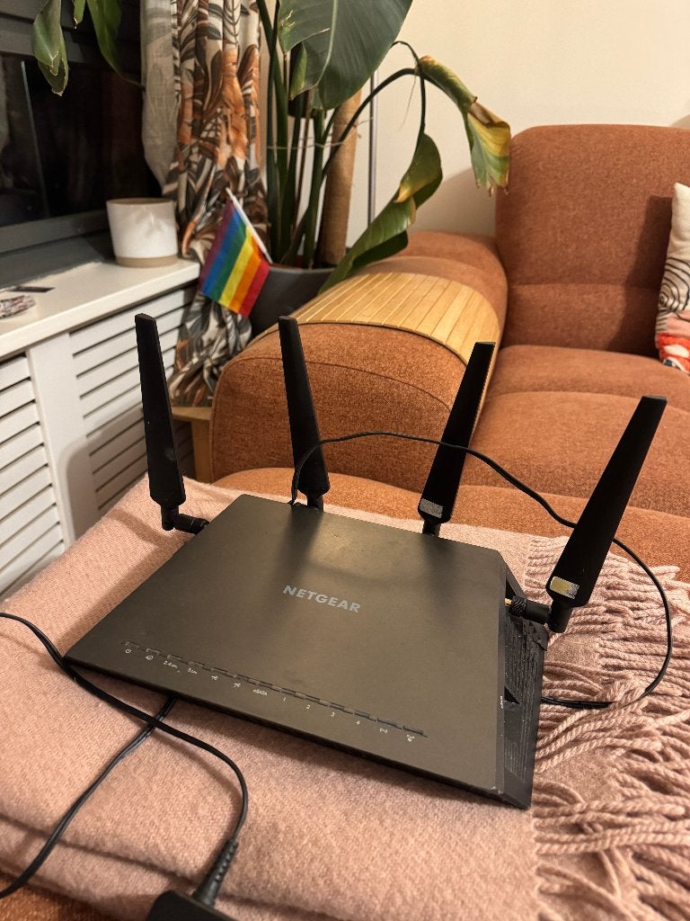Netgear Nighthawk X4 R7500 AC2350 wifi-router dual-band, Computers en Software, Ophalen of Verzenden, Gebruikt, Router, Netgear Nighthawk
