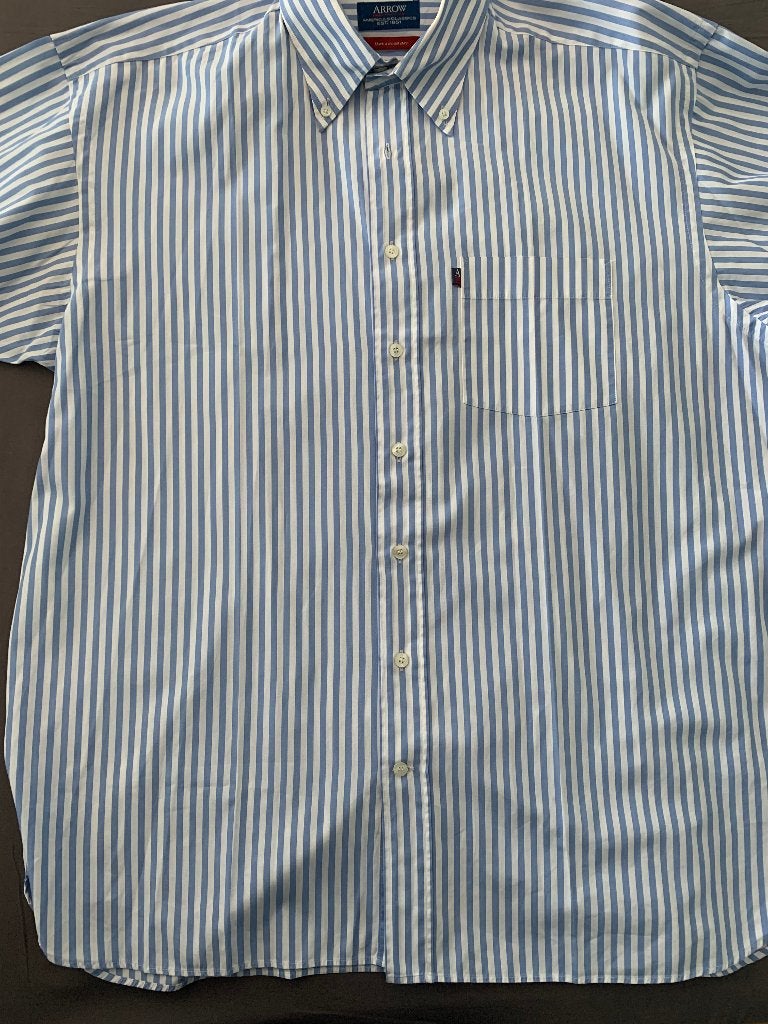 Keurig overhemd ARROW XXL, Ophalen of Verzenden, Zo goed als nieuw, Blauw, Overhemd