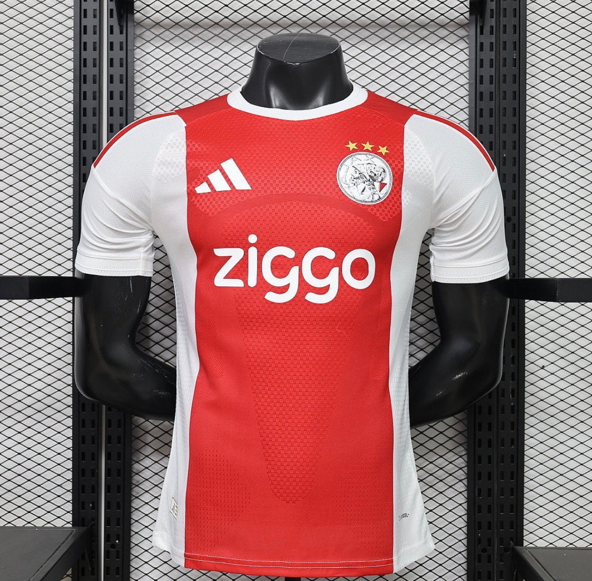 Ajax thuistenue 26/27 (Maat en bedrukking naar keuze), Maat XL, Ophalen, Zo goed als nieuw, Shirt