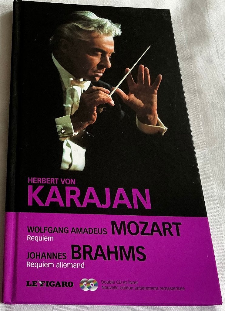 Von Karajan Mozart, Brahms Requiem Le Figaro, Gebruikt, Boxset, Mozart, Ophalen of Verzenden