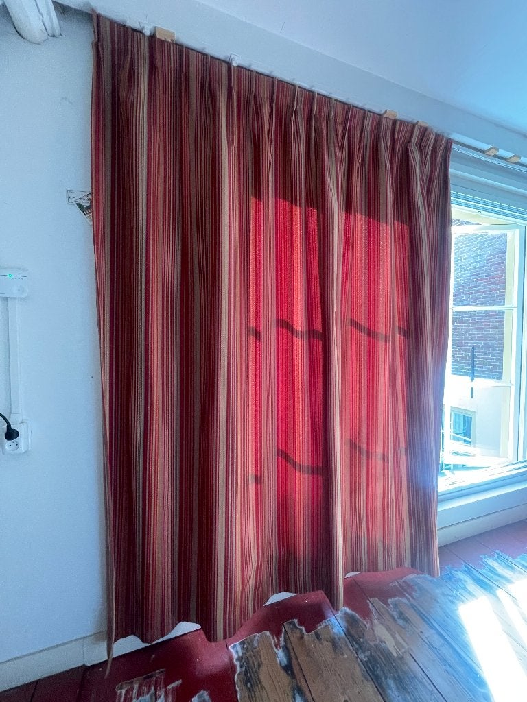 Gordijn gekleurd, Ophalen, 200 cm of meer, Bojo, 150 tot 200 cm