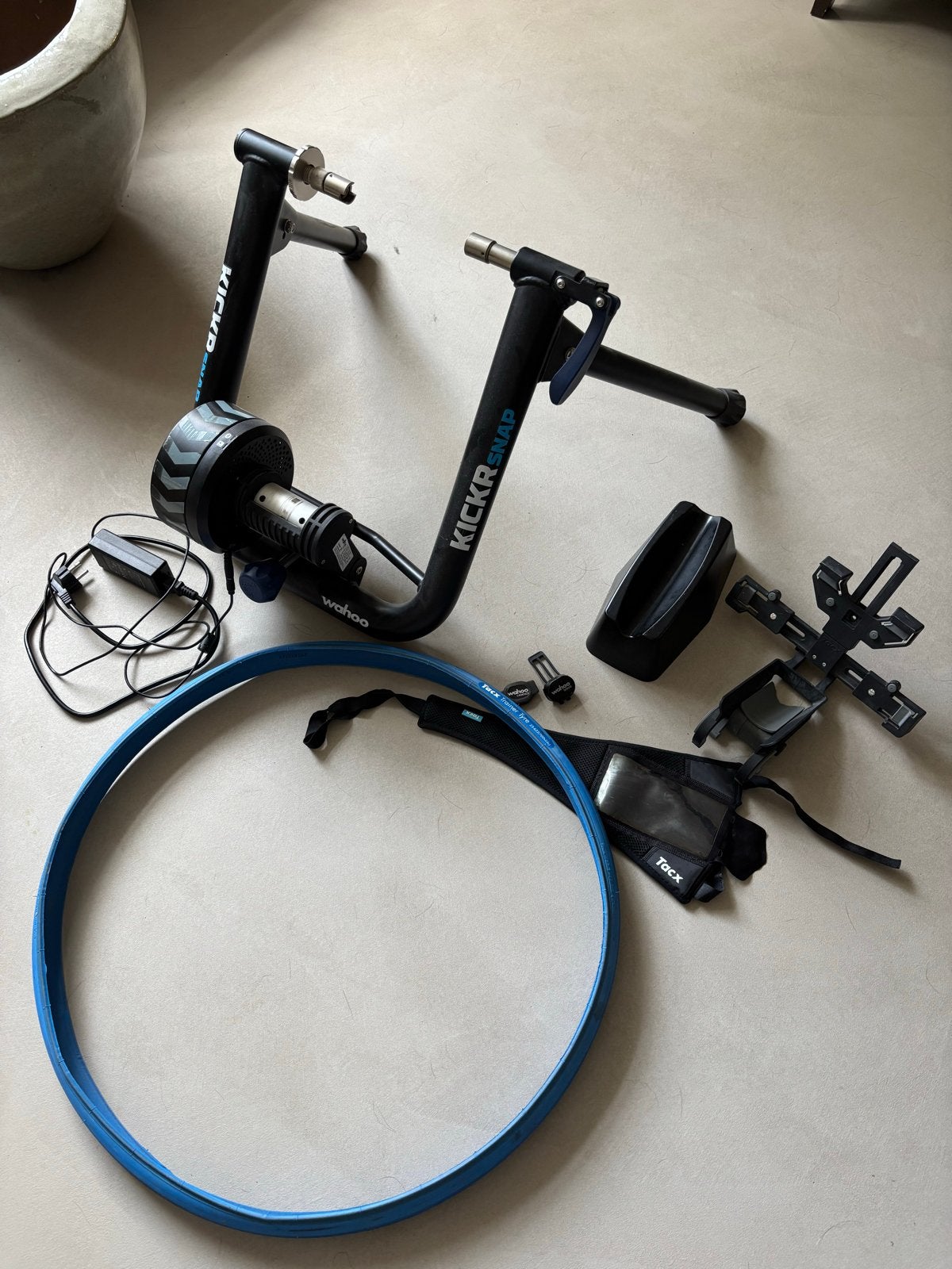 Complete Wahoo Kickr Snap Smart Trainer Set, Sport en Fitness, Wielrennen, Ophalen, Gebruikt, Overige typen