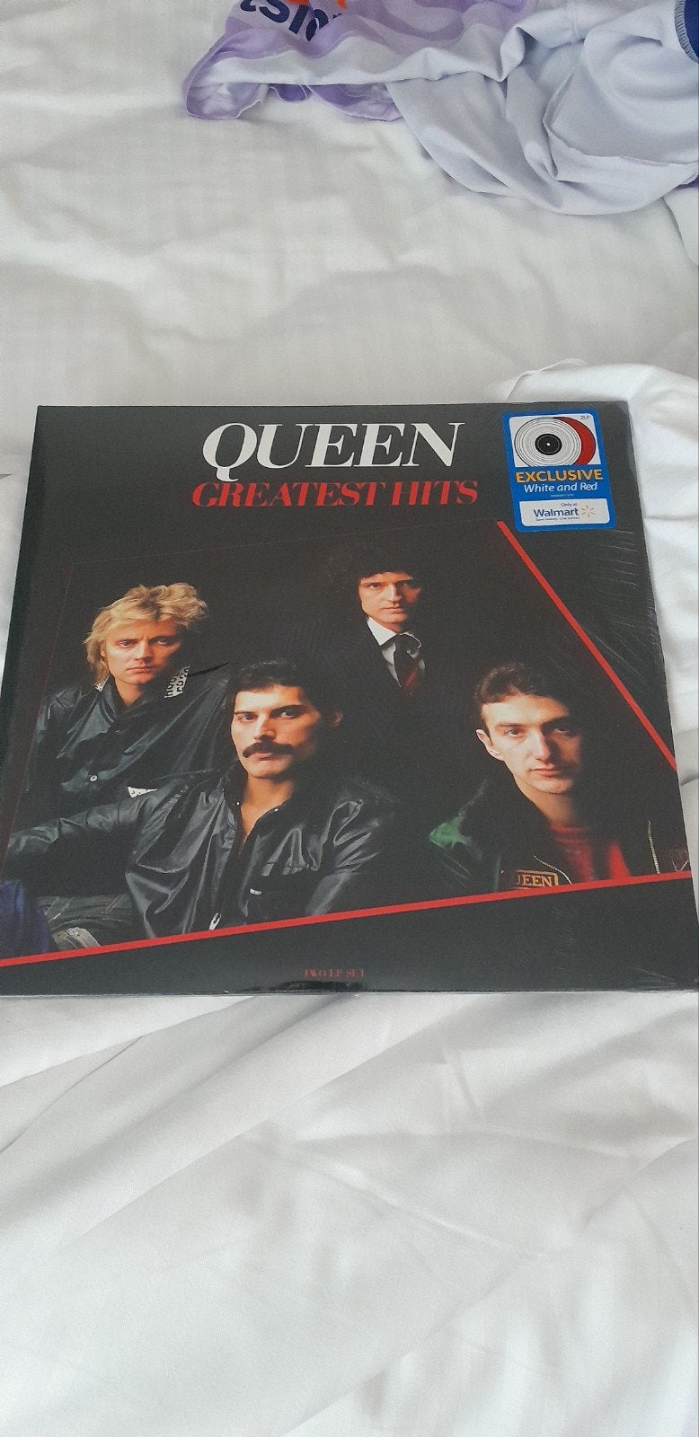 Queen walmarkt usa wit rood vinyl, Cd's en Dvd's, Vinyl | Rock, Ophalen of Verzenden, Zo goed als nieuw