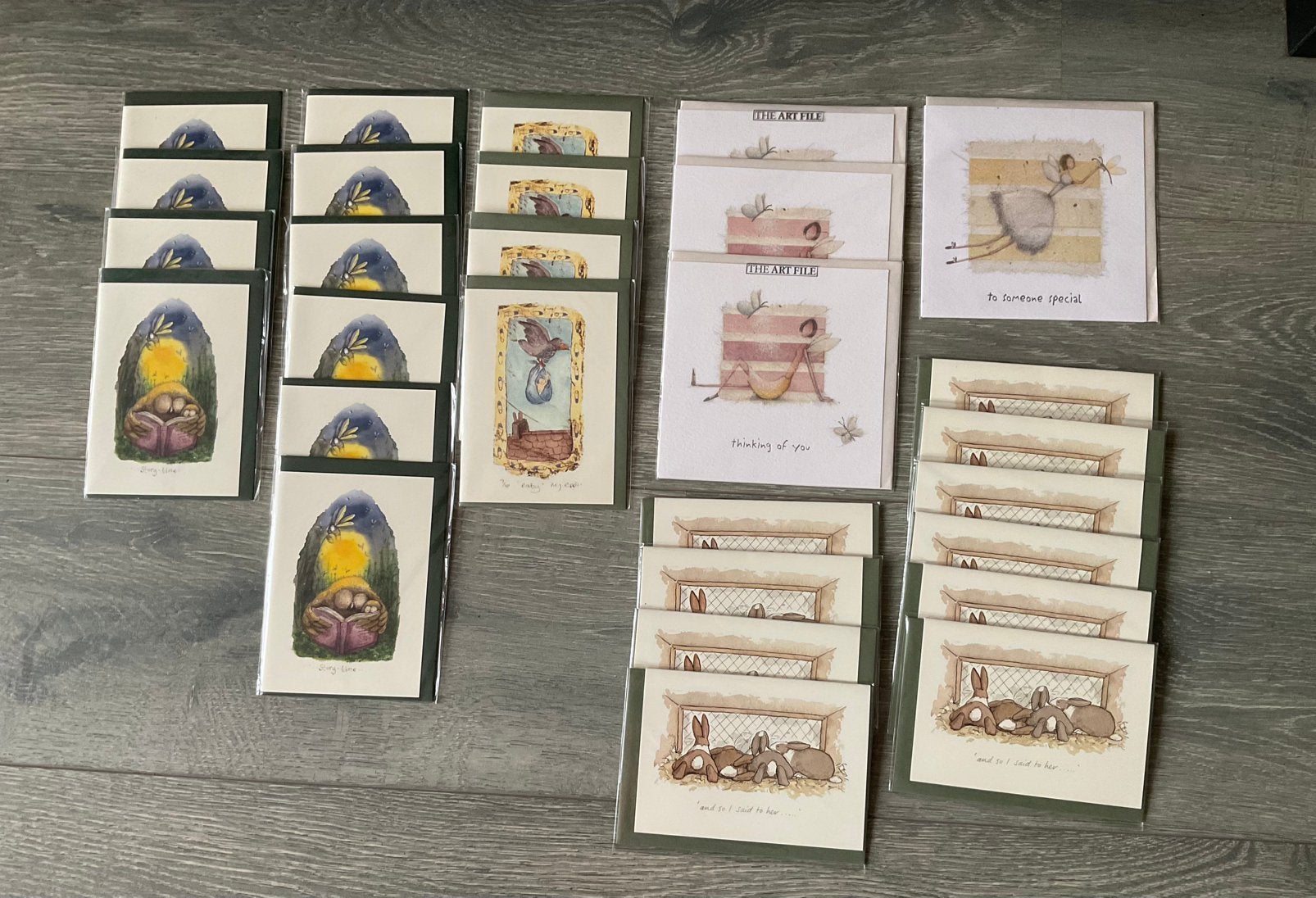 (7) Diverse dubbele wenskaarten met envelop, 27 stuks, Ophalen of Verzenden, Nieuw