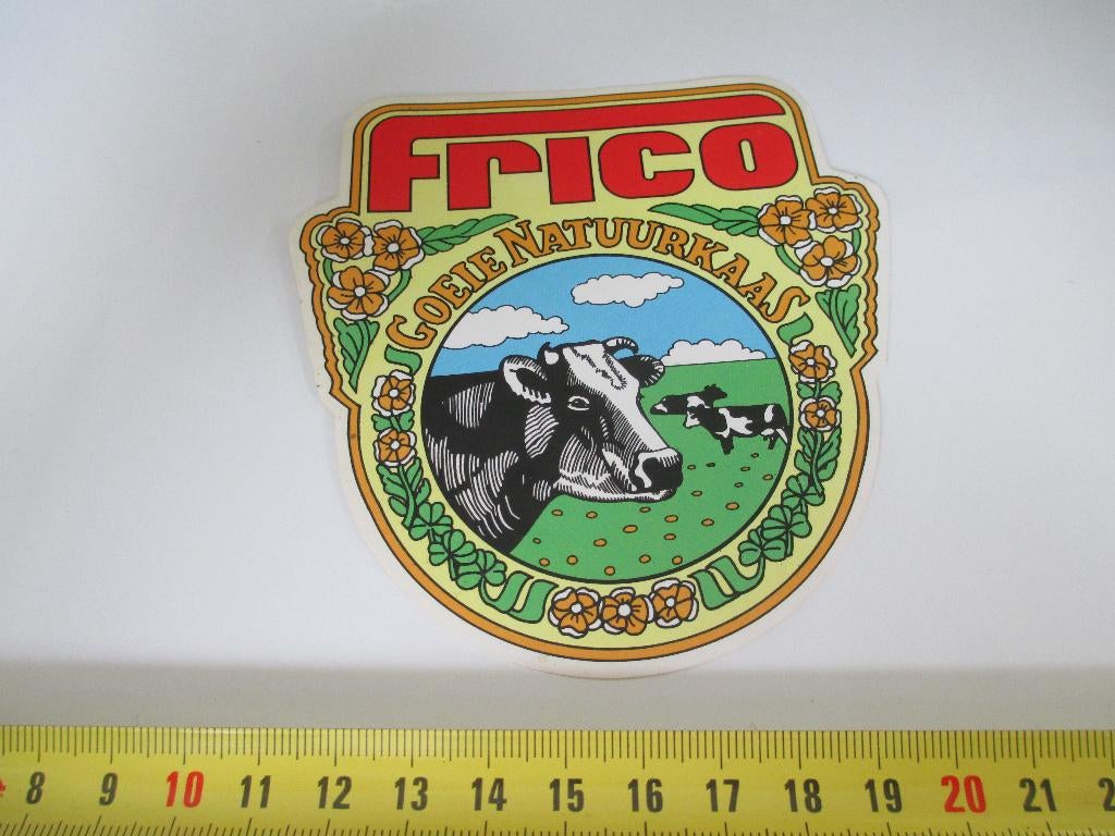 sticker FRICO Goeie Natuurkaas, Ophalen, Zo goed als nieuw