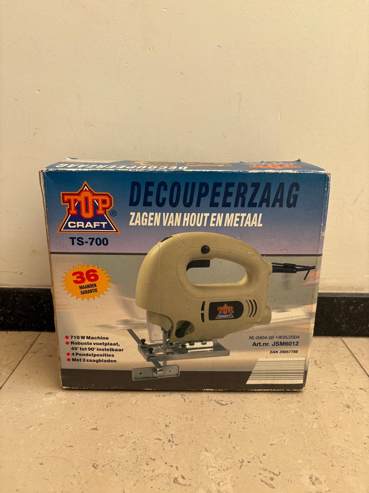 Topcraft decoupeerzaag ts-700 z.g.a.n., Ophalen, Zo goed als nieuw