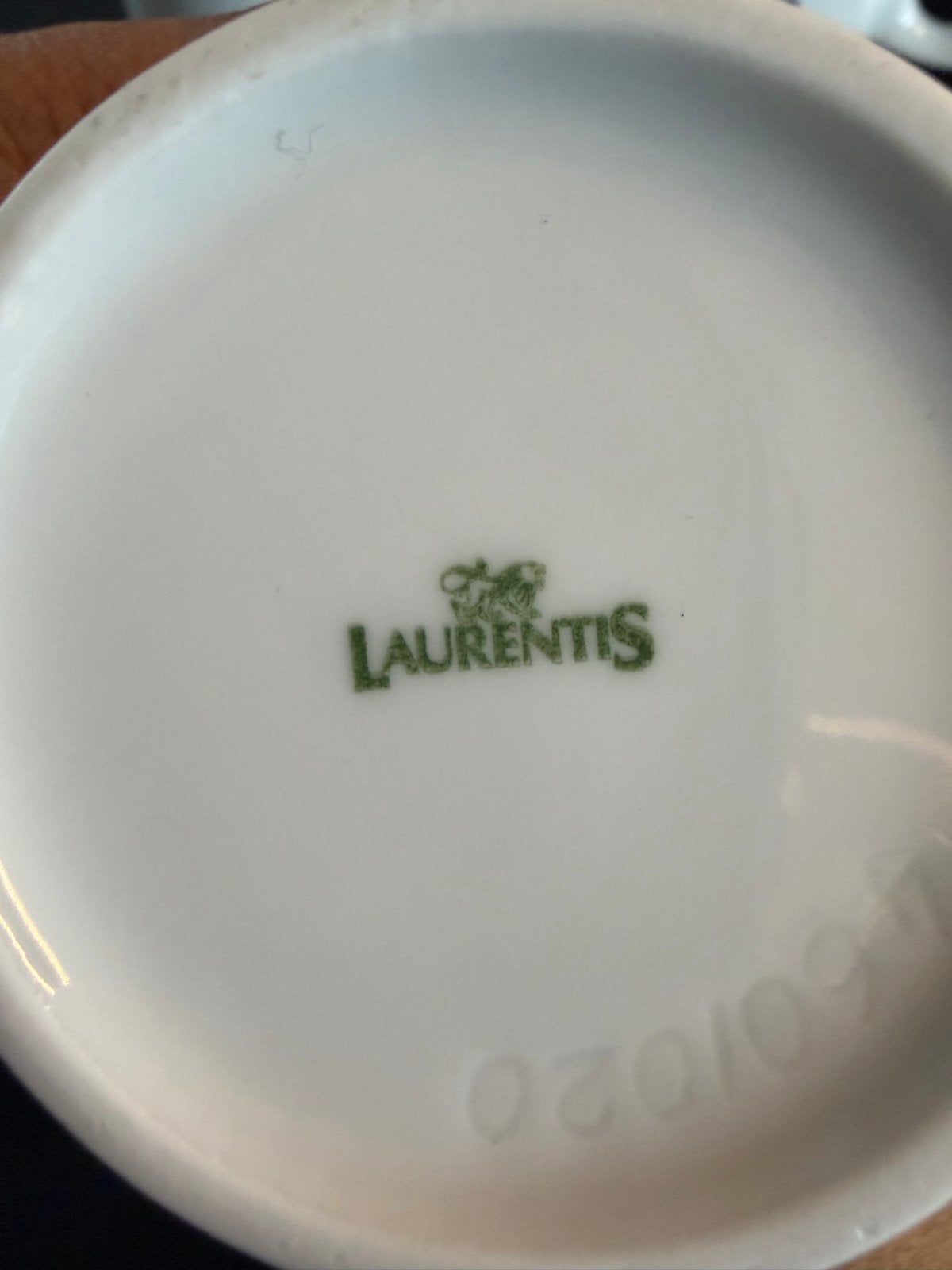Laurentis Espresso kopjes met schotels - 6 stuks, Ophalen, Zo goed als nieuw, Keramiek, Kop(pen) en/of Schotel(s)