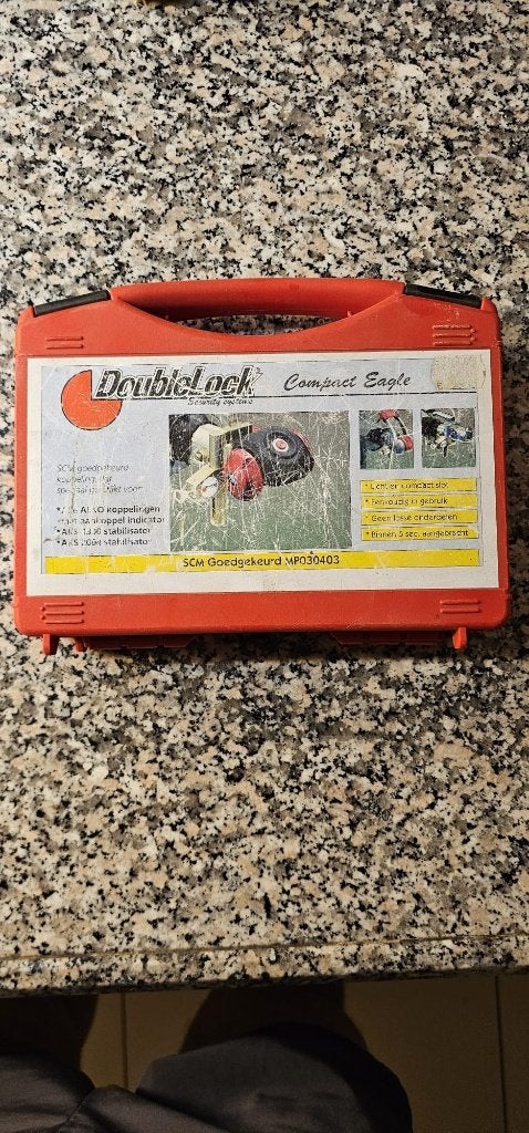 caravan disselslot doublelock compact eagle, Ophalen of Verzenden, Zo goed als nieuw