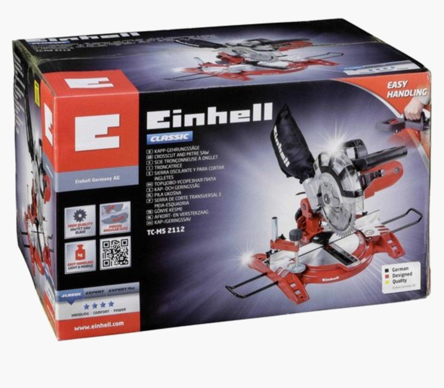 Einhell TC-MS 2112 Afkortzaag, Einhell, Ophalen of Verzenden, Zo goed als nieuw, Afkortzaag