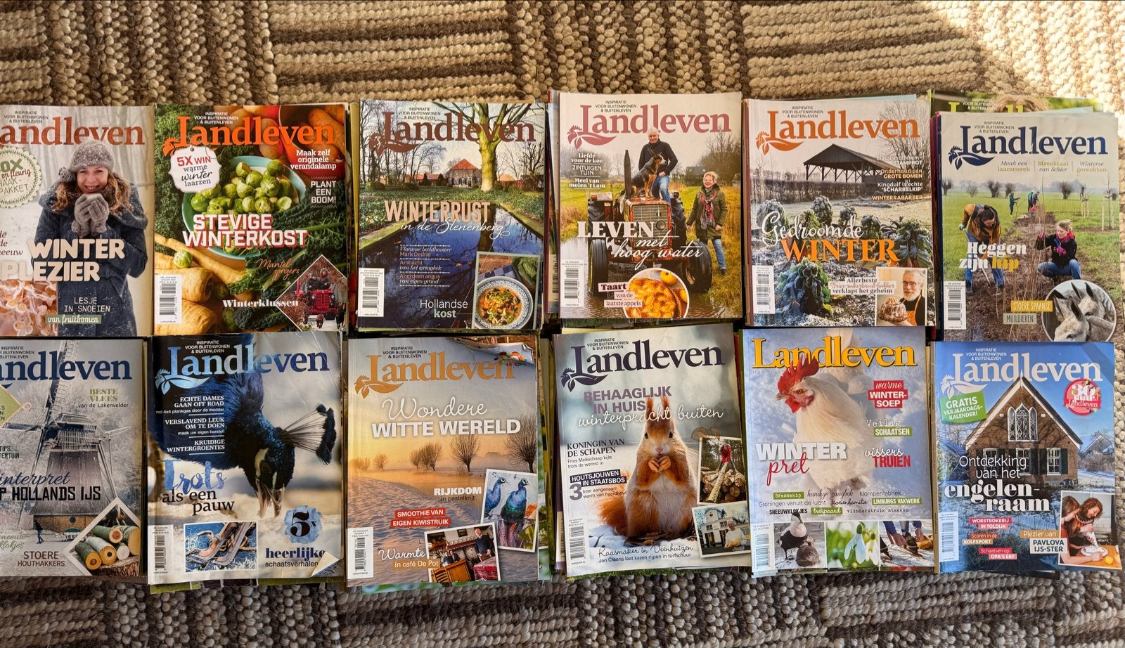 Landleven Tijdschriften Collectie - 12 jaargangen, Boeken, Ophalen, Gelezen, Overige typen