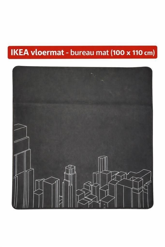 IKEA vloermat – bureau mat 100 x 110 cm, Ophalen, Zo goed als nieuw