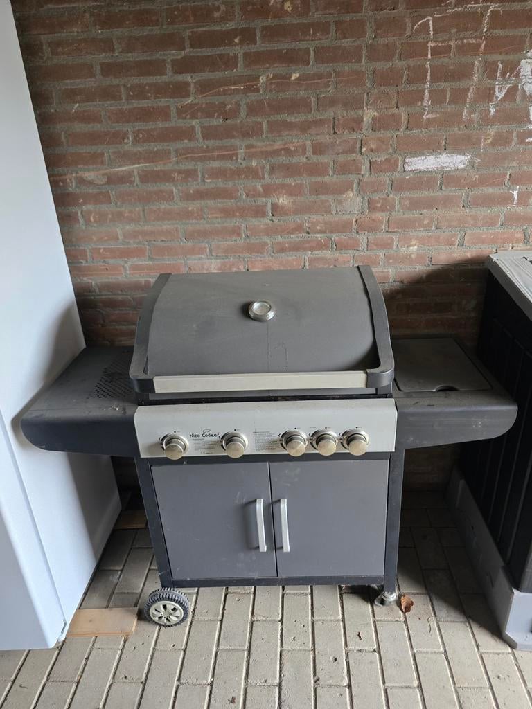 Nice Cooker Gasbarbecue met 4 branders, Tuin en Terras, Gasbarbecues, Ophalen, Gebruikt, Nice Cooker