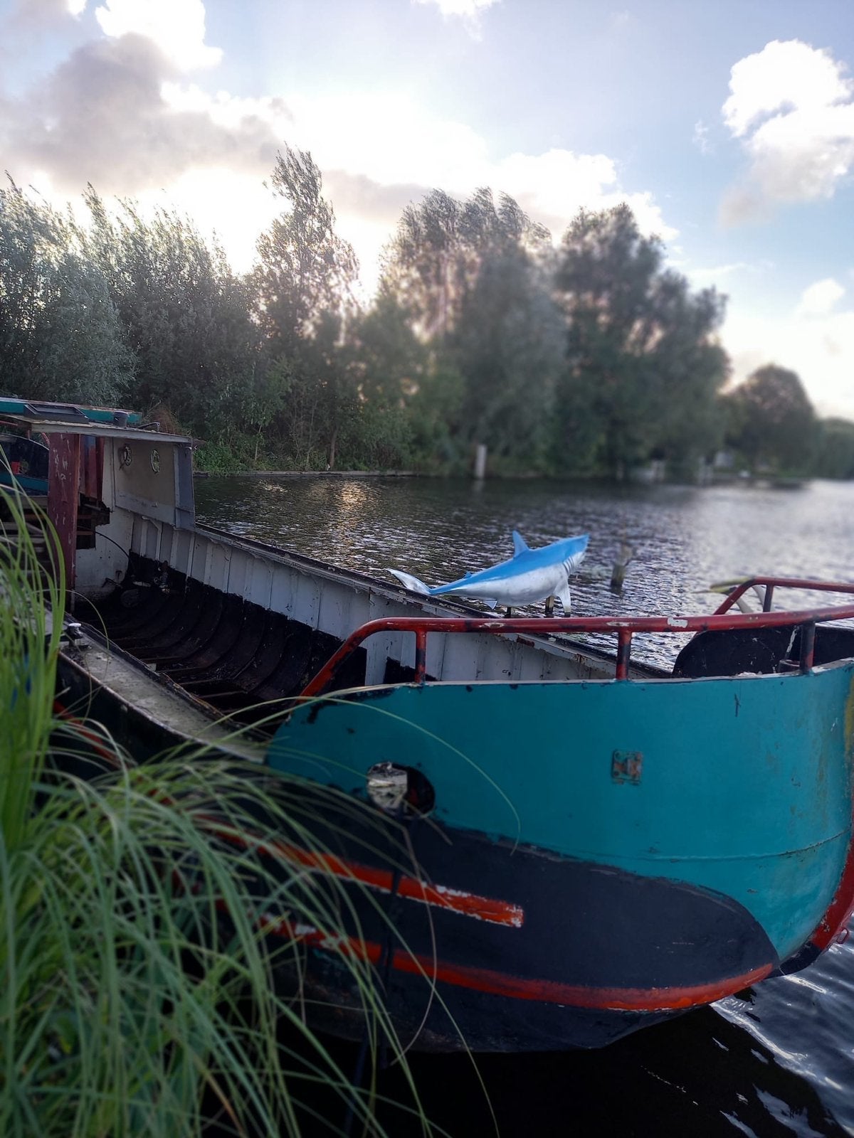 Ruime schuit van 13m met potentie - Leuk project!, Watersport en Boten, Ophalen of Verzenden, Gebruikt