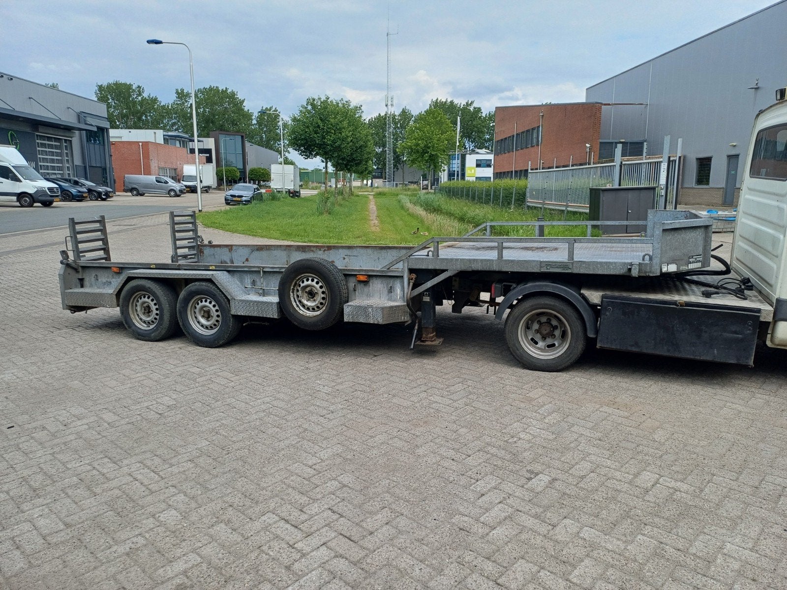 Veldhuizen oplegger, kuipdieplader, aanhanger, Auto diversen, Ophalen, Gebruikt