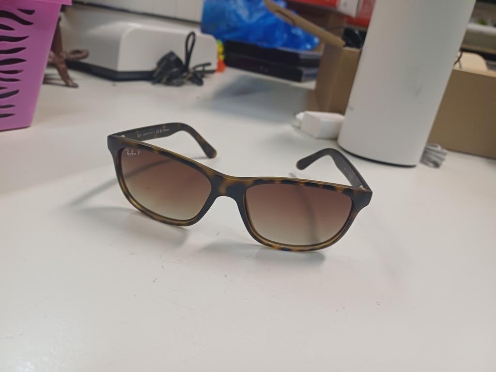 Ray-Ban Justin Havana Zonnebril, Gebruikt, Zonnebril, Bruin, Ophalen of Verzenden