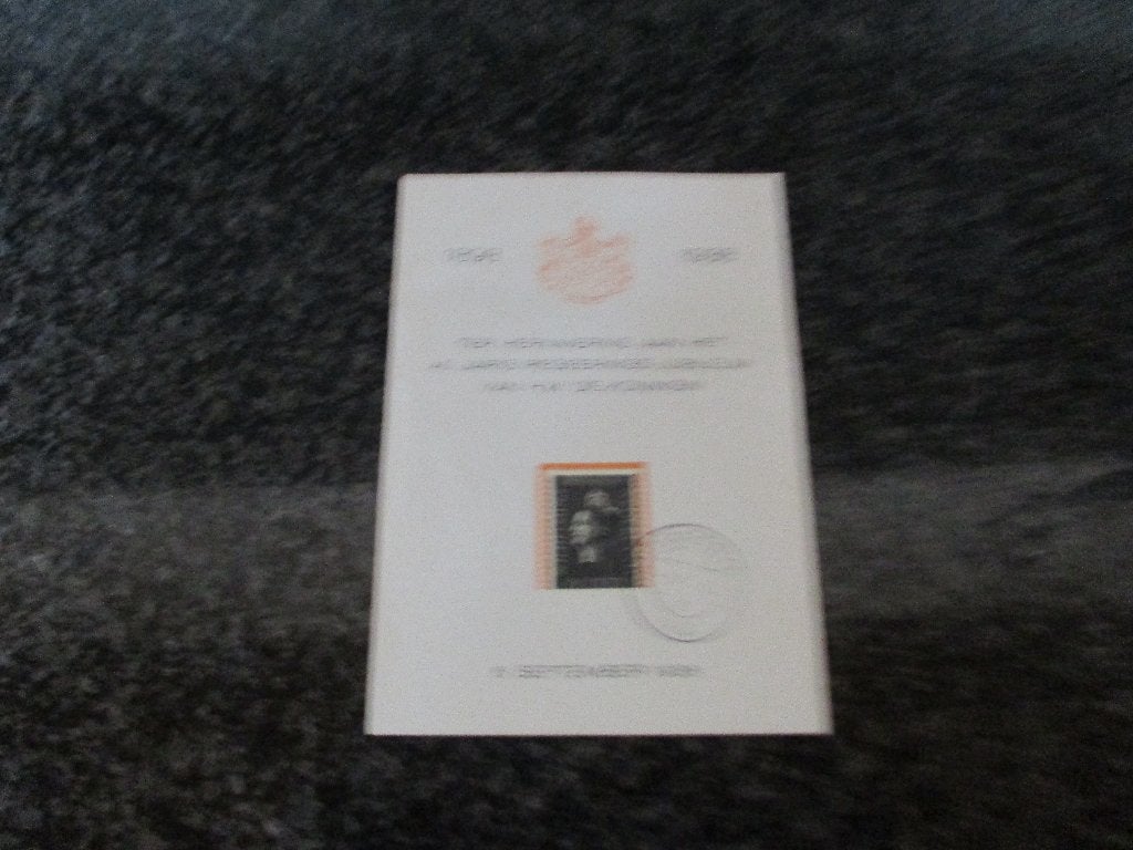 postzegel Wilhelmina landsmeer 1937 regerings jubileum, Postzegels en Munten, Ophalen of Verzenden, T/m 1940, Gestempeld