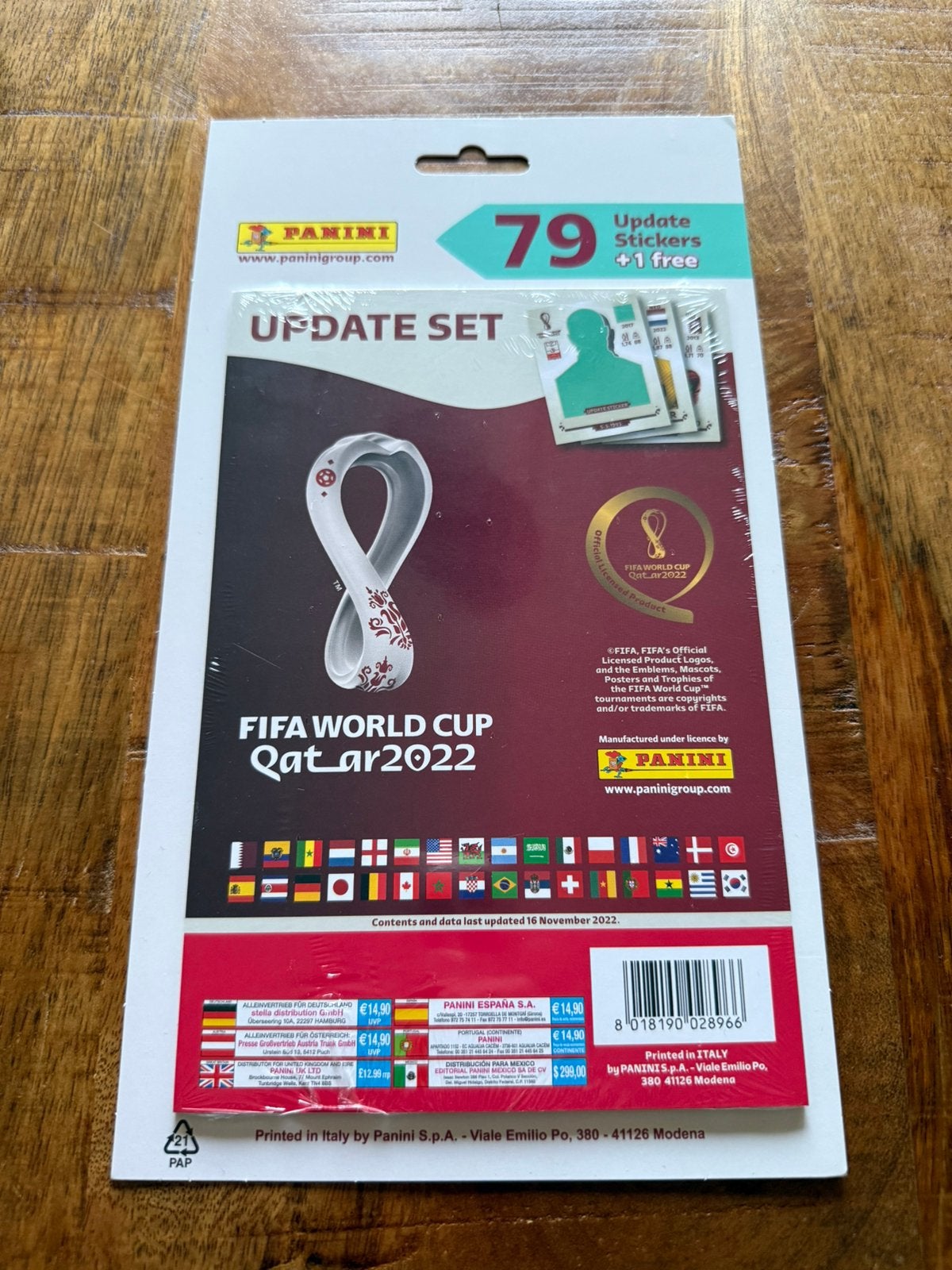 Panini WK Qatar 2026 Update Set, Ophalen of Verzenden, Zo goed als nieuw, Buitenlandse clubs, Poster, Plaatje of Sticker