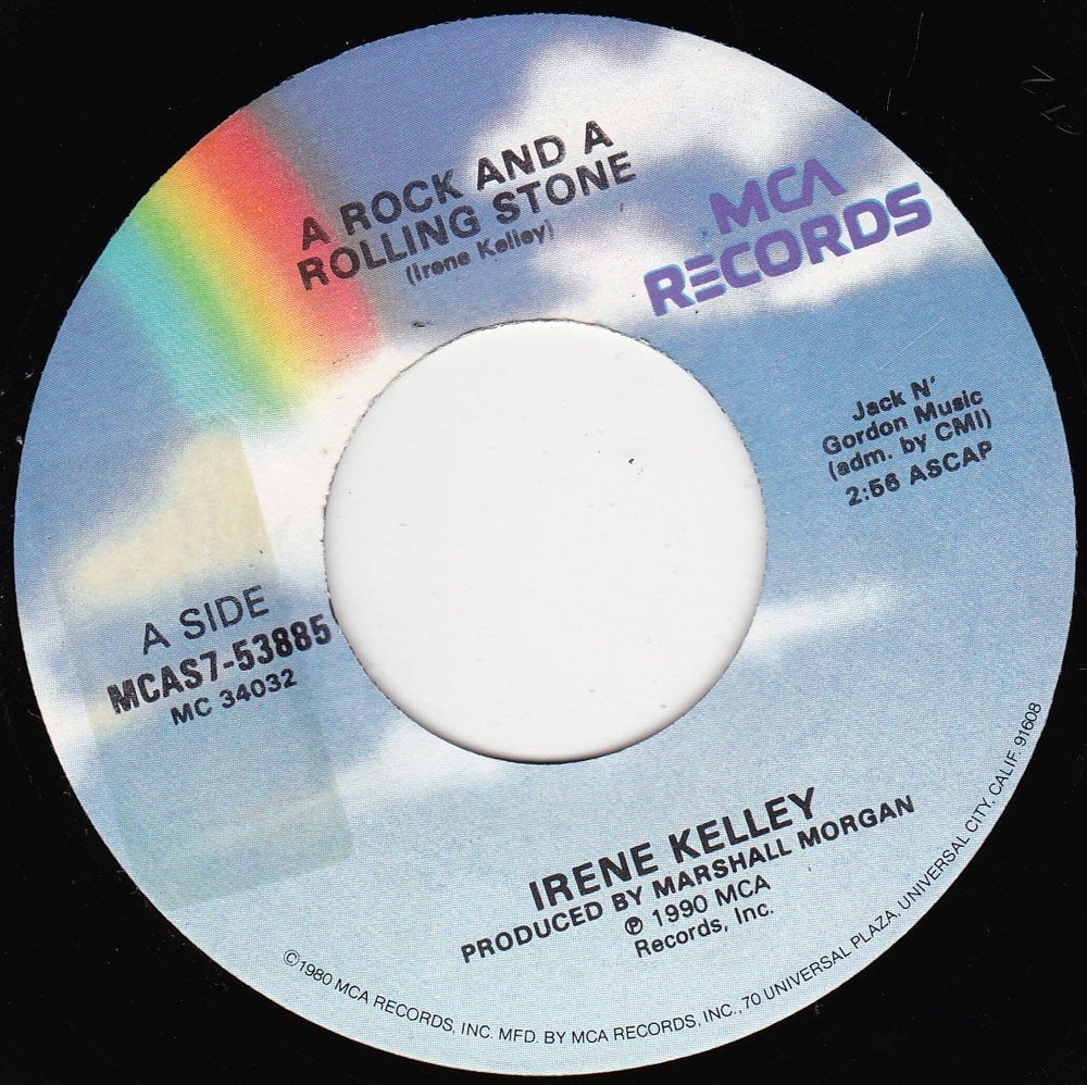 Irene Kelley - A Rock And Rolling Stone 7"45, Ophalen of Verzenden, Zo goed als nieuw, 7 inch, Country en Western