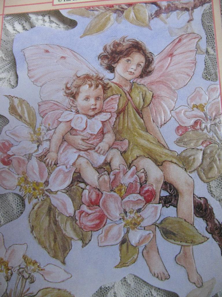 Groot Vintage Poesieplaatje uit 1996 - Flower Fairies, Verzamelen, Verzenden