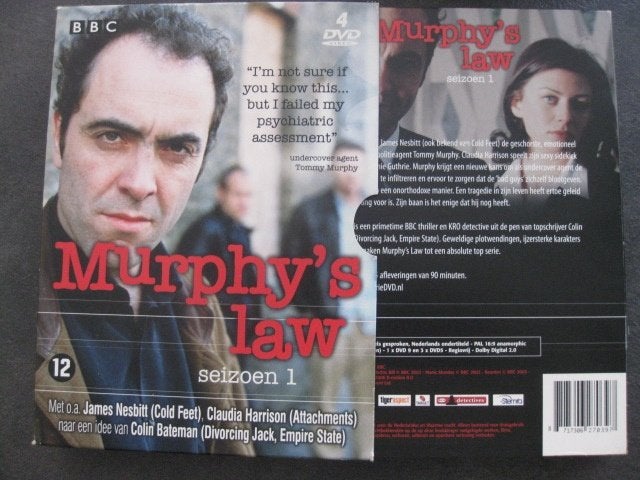 MURPHY'S LAW - SEIZOEN 1 in een 4-DVD BOX, Vanaf 12 jaar, Ophalen, Zo goed als nieuw, Detective en Krimi