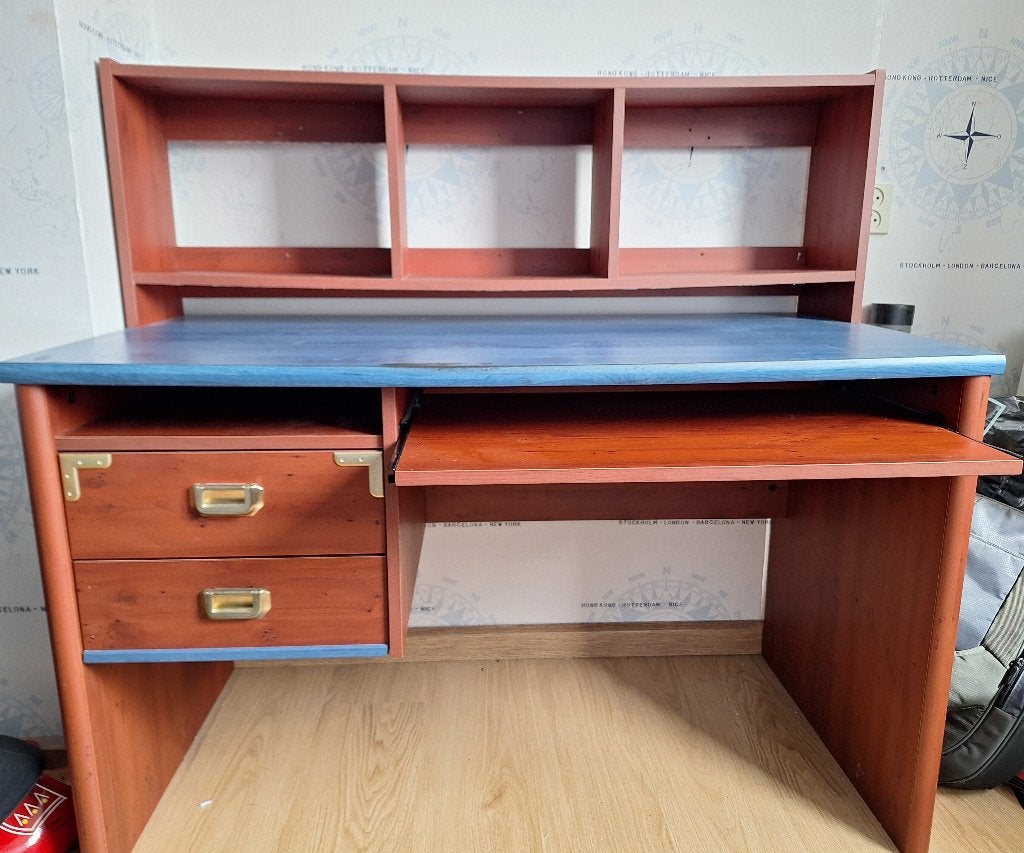 Bureau, Huis en Inrichting, Bureaus, Gebruikt, 120 cm, Hout, Kinderbureau
