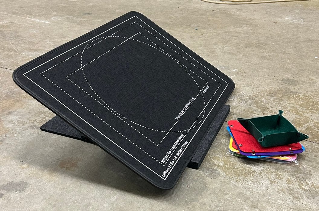 Puzzelbord kantelbaar voor 1500 stukjes - 9 Sorteerbakjes, Ophalen, 500 t/m 1500 stukjes, Nieuw, Legpuzzel