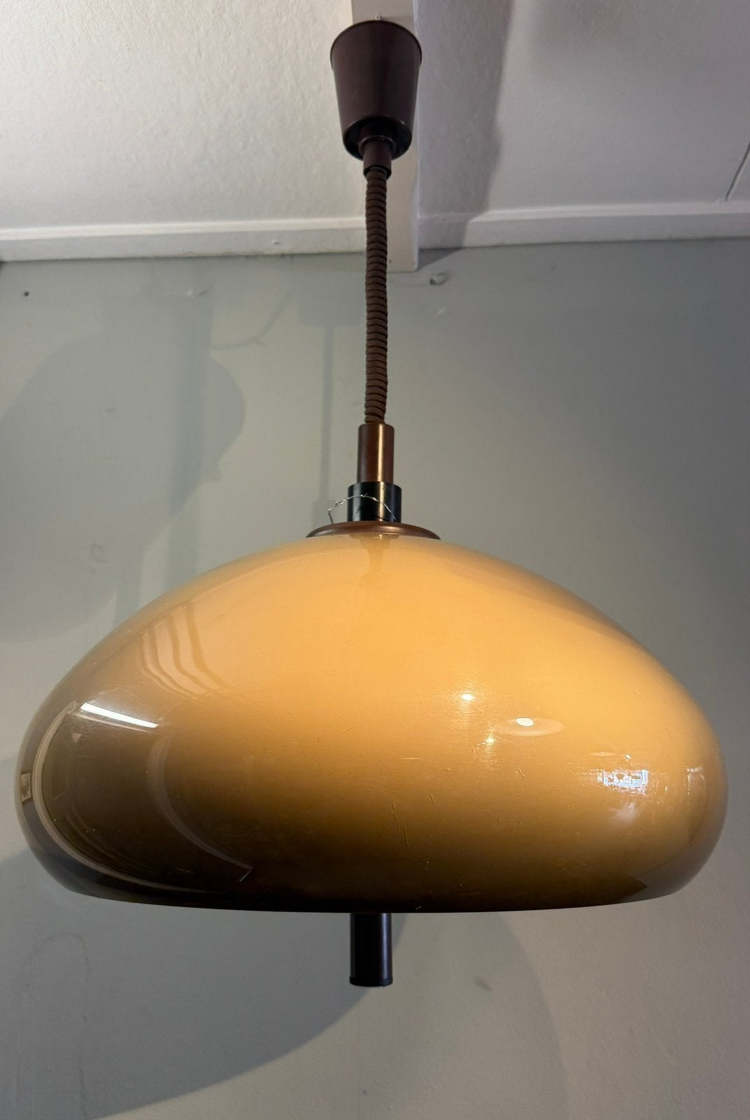 Vintage Gepo mushroom hanglamp - space age - mid century, Kunststof, Gebruikt, ., Vintage - retro - space age - mid century