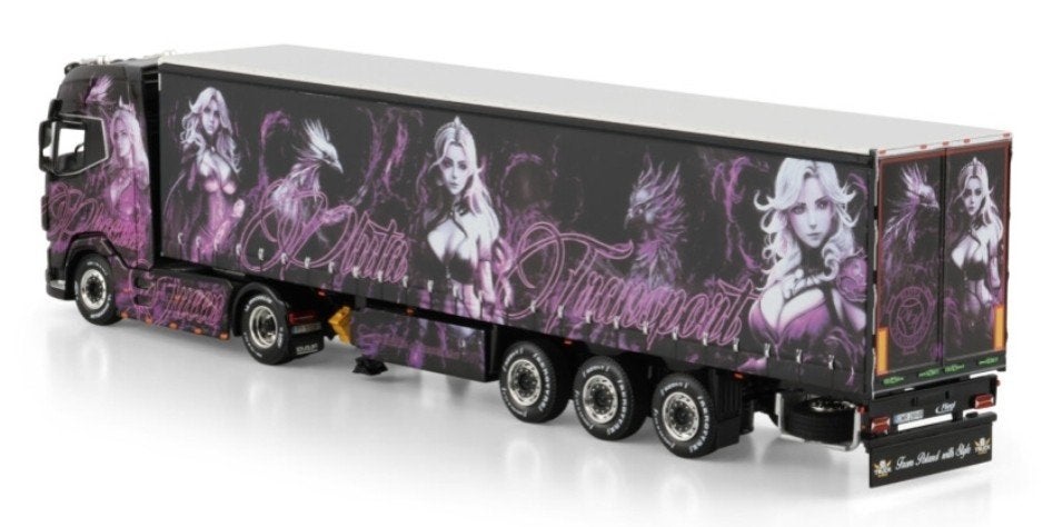 WSI DAF XG+ 4x2 + SCHUIF ZEIL TRAILER - PLUTA, Wsi, ., Nieuw, Ophalen of Verzenden