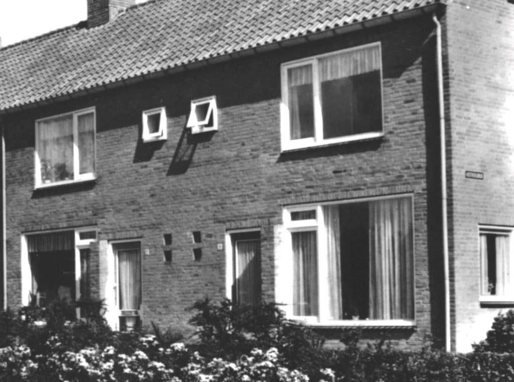 983619 Streefkerk 1966 Burg Dekkingstraat Wederopbouw, Ophalen of Verzenden, 1960 tot 1980, Ongelopen, Zuid-Holland