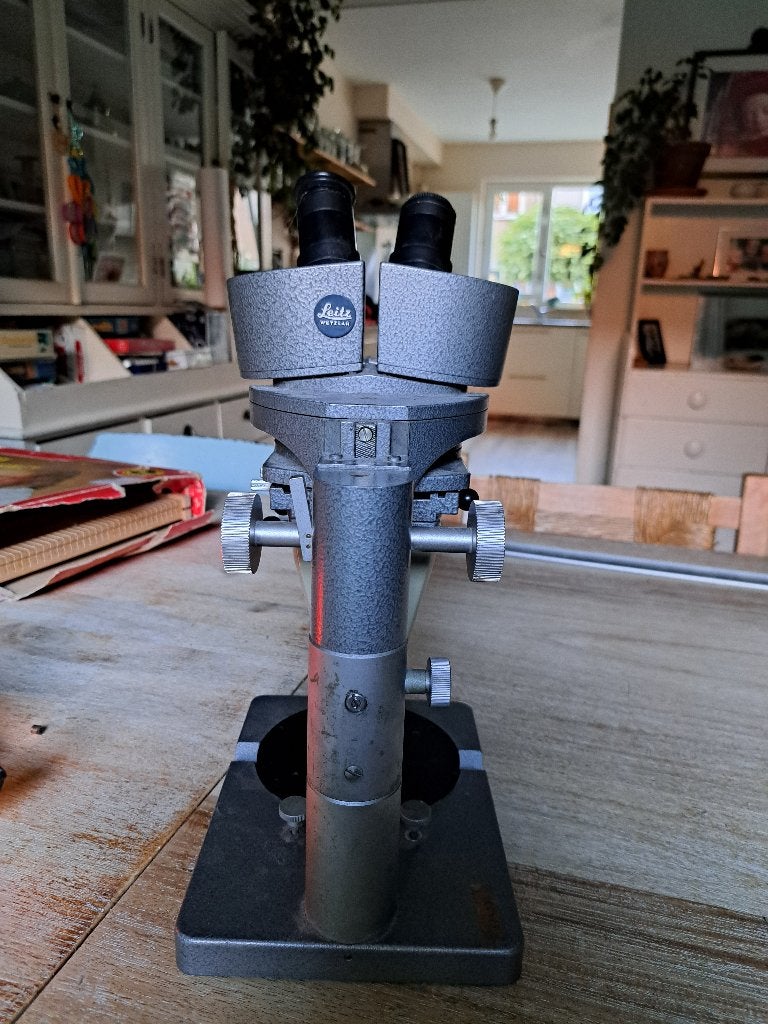Antieke Leitz Wetzlar microscoop, Ophalen