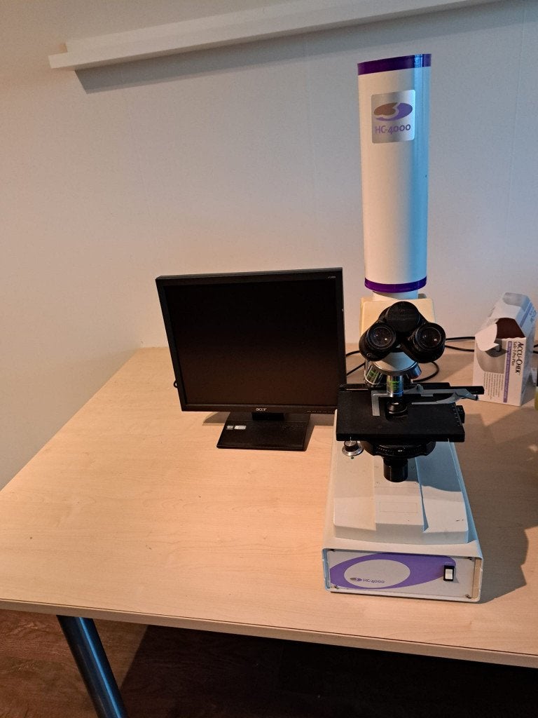 Donkerveld microscoop, Audio, Tv en Foto, Optische apparatuur | Microscopen, Ophalen, Gebruikt, 1000x of meer, Stereomicroscoop