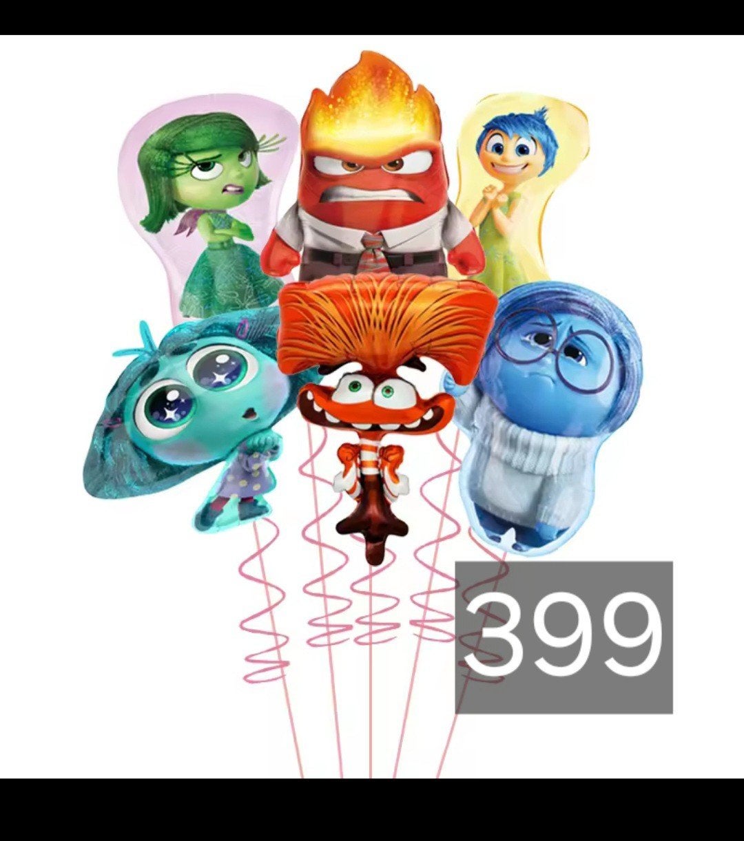 GRATIS VERZENDING Inside Out Folieballonnen Set, Ophalen of Verzenden