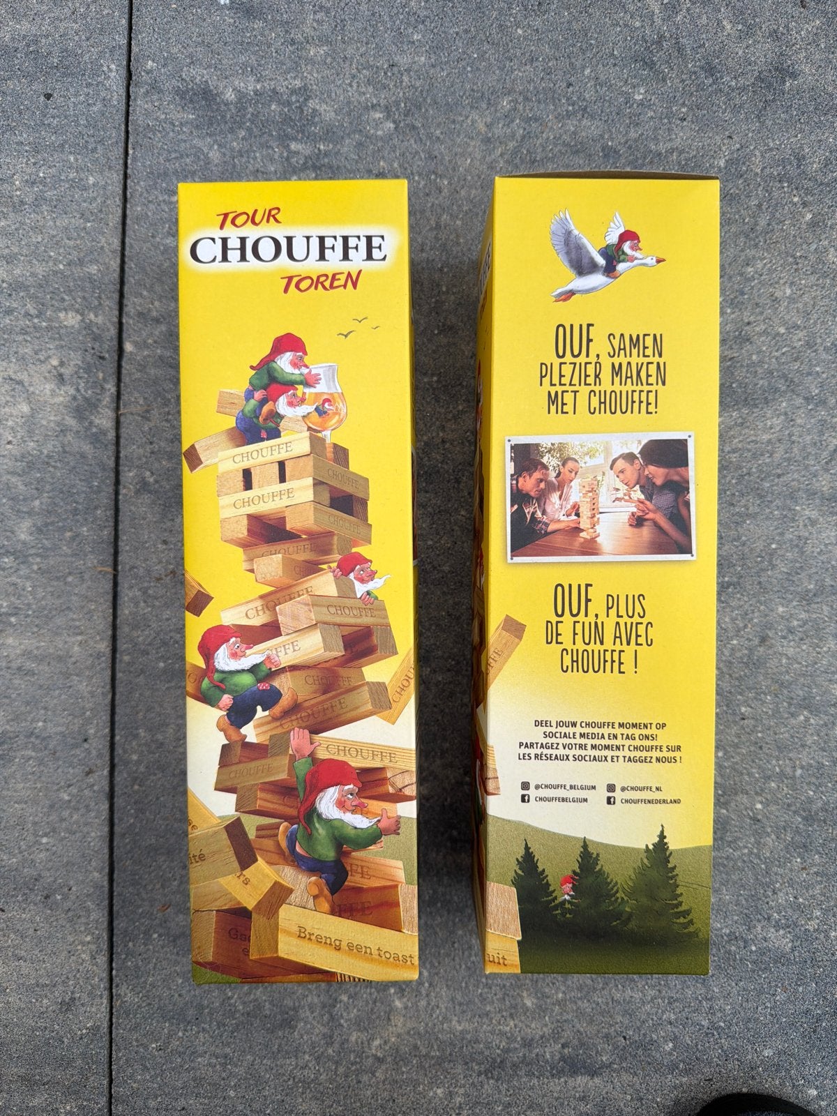 Tour Chouffe Toren - Jenga spel, Een of twee spelers, Ophalen, Nieuw