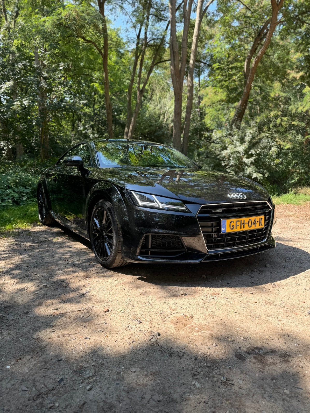Audi TT 2.0 Tfsi Coupe S line mythos black, Auto's, Audi, TT, 4 cilinders, 1984 cc, 4 stoelen
