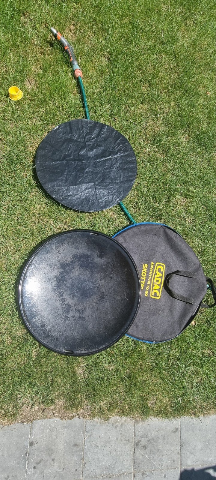 CADAC Skottelbraai top met draagtas, Caravans en Kamperen, Kampeeraccessoires, Ophalen of Verzenden, Gebruikt