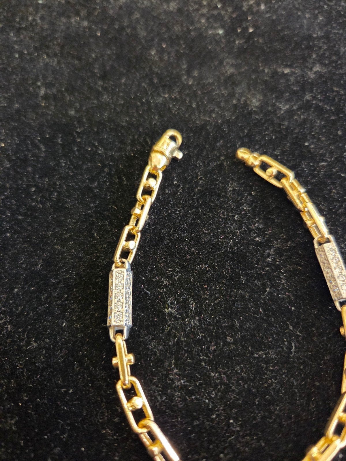 14 k gouden monte carlo armband 21,3 gram, Sieraden, Tassen en Uiterlijk, Armbanden, Ophalen of Verzenden, Nieuw, Goud, Goud