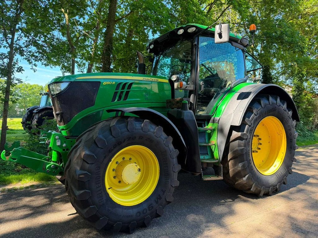 2014 john deere 6190R Vierwielaangedreven landbouwtractor, Gebruikt, John Deere