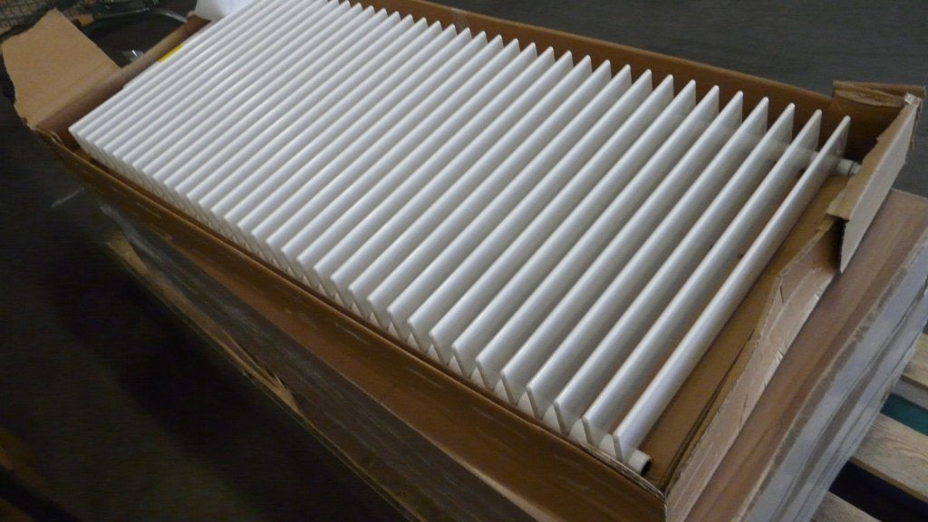 Radiator lamellen design 1400x600x90 mm, Ophalen, Nieuw