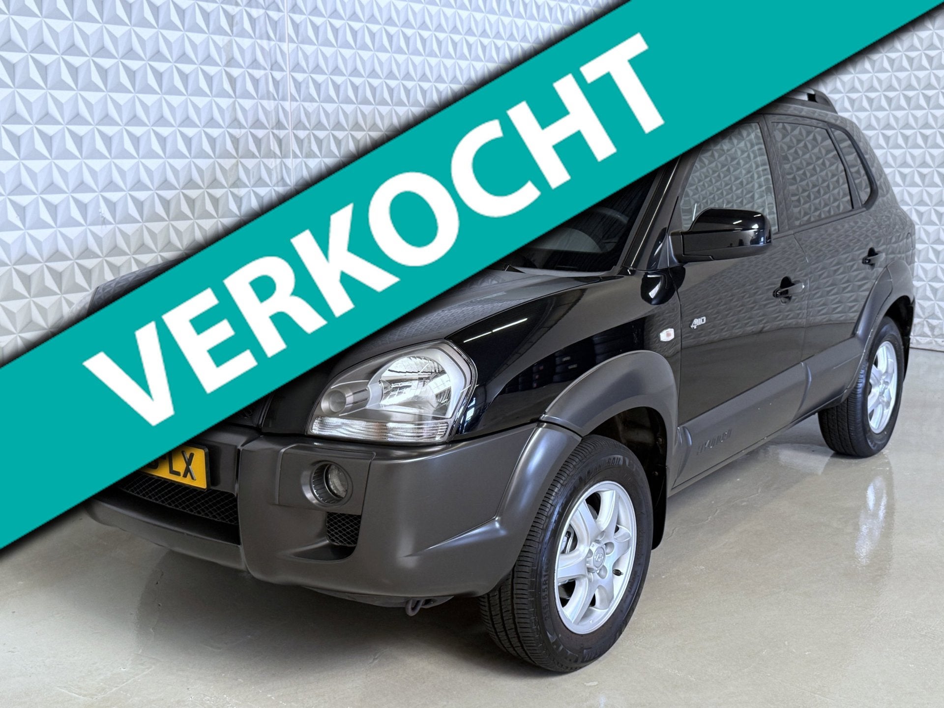 Hyundai Tucson 2.7i V6 4WD Style AUTOMAAT *UNIEK!* 97.000km, Auto's, Automaat, Gebruikt, 2656 cc, Zwart