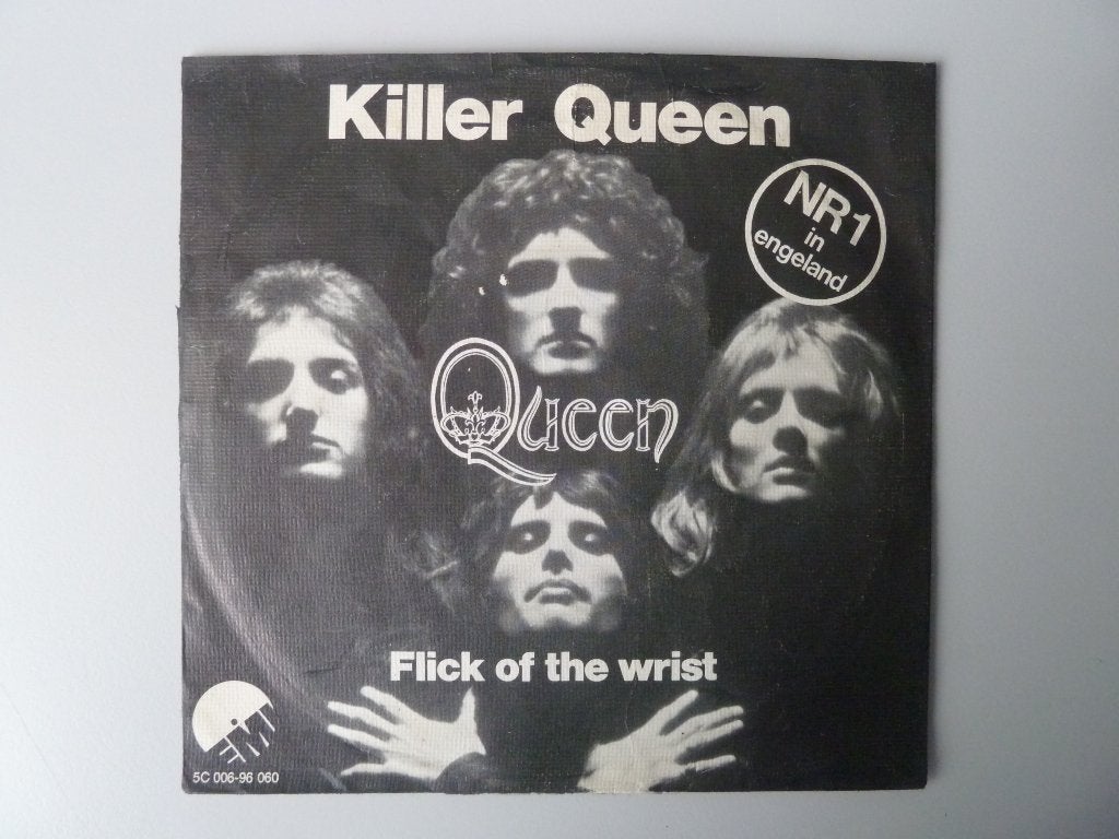 Queen Killer Queen (2), Gebruikt, Ophalen of Verzenden, Pop, Beschermende buitenhoes