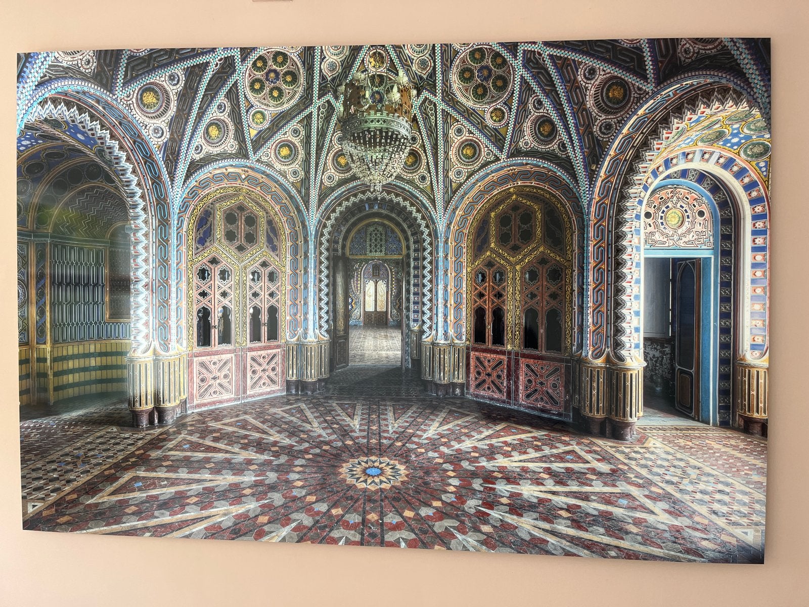 Wanddecoratie op hard kunststof, Ophalen, Gebruikt, Oosters, Meerkleurig