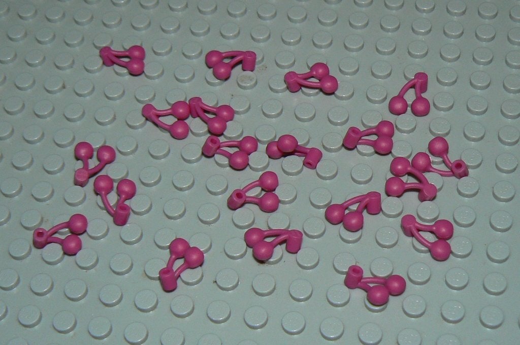 L1323 Kersen magenta 20 st., Ophalen of Verzenden, Nieuw, Losse stenen, Lego