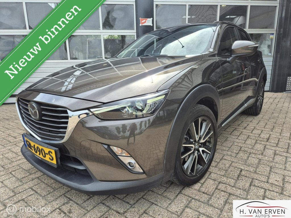 Mazda CX-3 2.0 SkyActiv-G GT-M LEDER CAMERA ADAPTIVE CRUISE, Auto's, 1998 cc, 625 kg, Euro 6, 4 cilinders