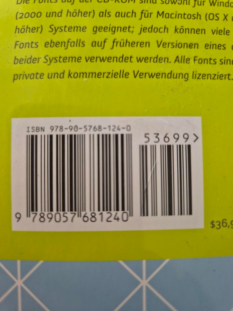 The Free Font Index - Hans Lijklema (incl. CD-ROM), Ophalen of Verzenden